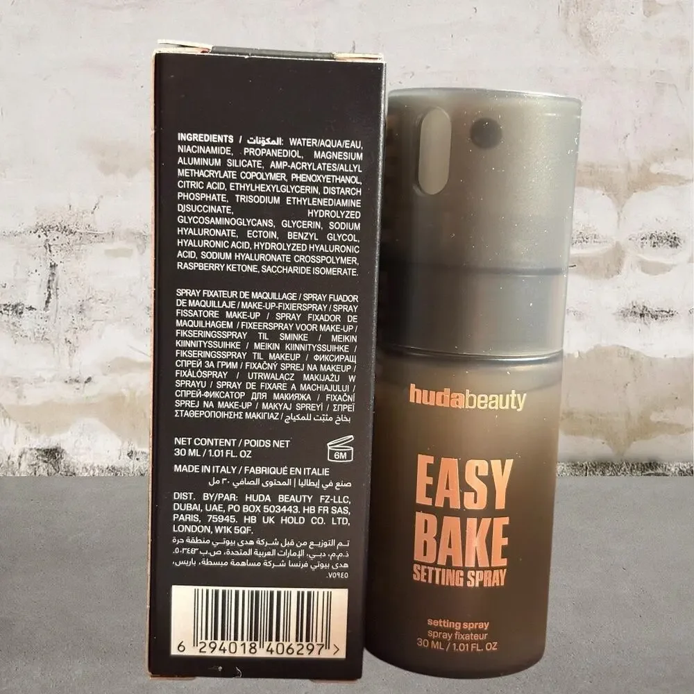 Huda Beauty Easy Bake Setting Spray NIB